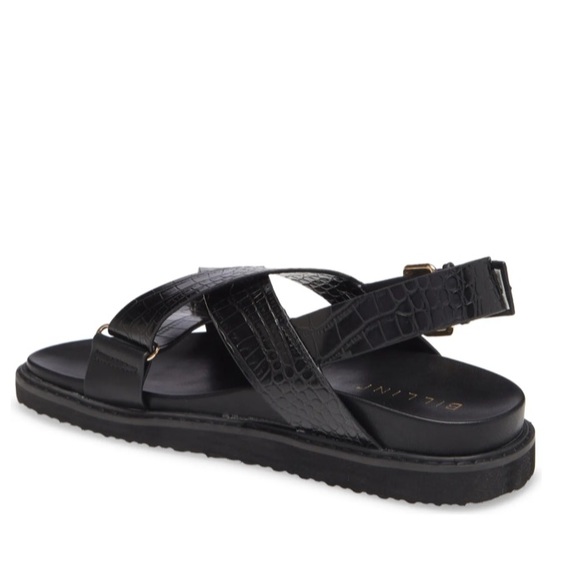 Snakeskin Embossed Slingback Sandal NWOT - Picture 6 of 9